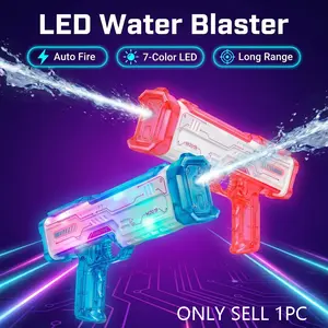 Summervibes 2026 LED Water Gun Toy, Dynamic Sound Pulse Electric Continuous Fire, Kids Beach Toy, Summer Gift, Unisex