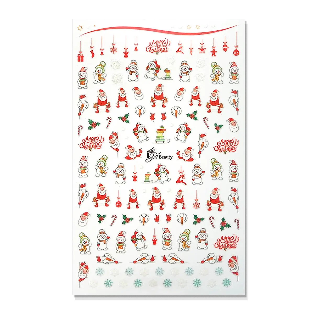 Nail Art Stickers - Christmas 43