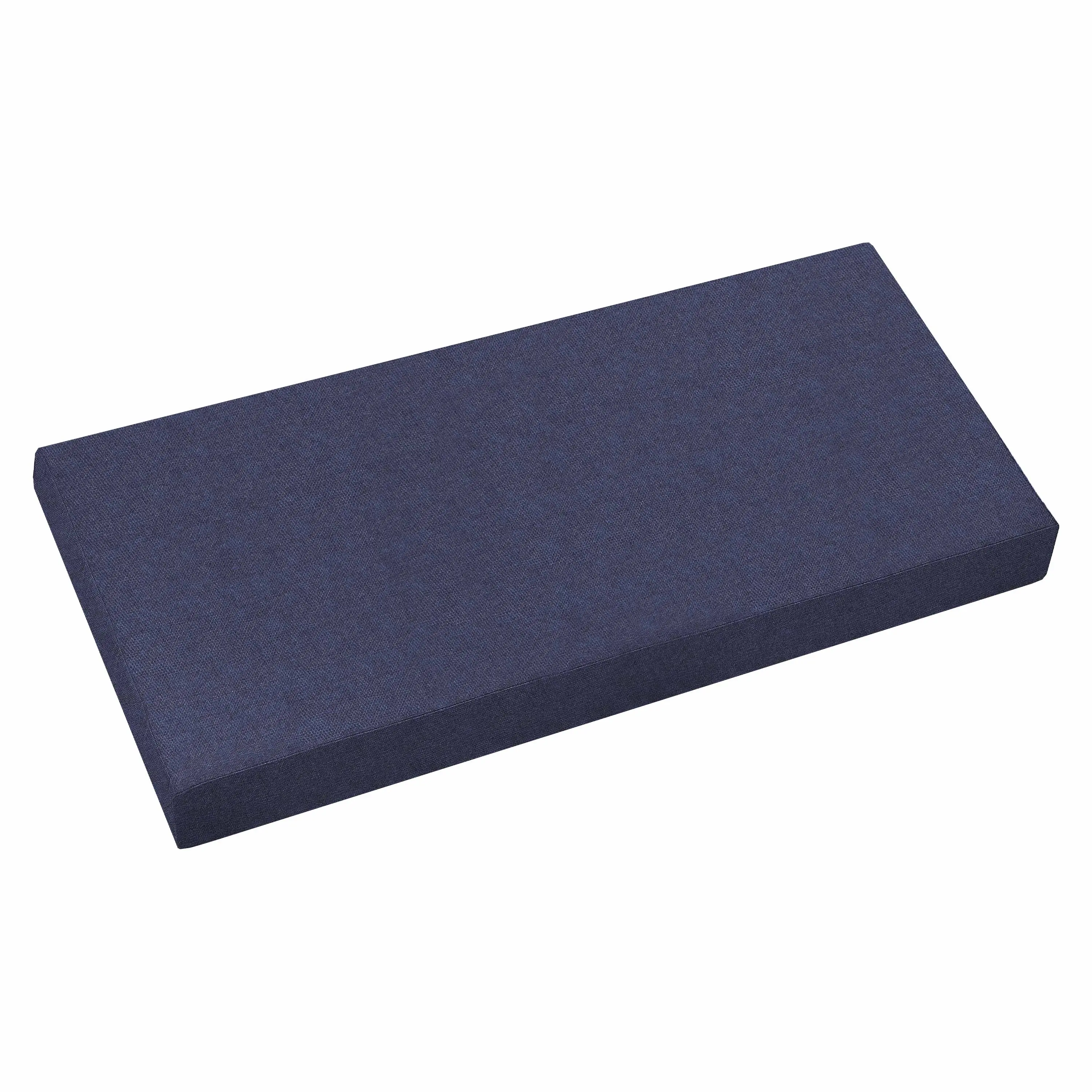 ColourTree Custom Size Dark Blue Bench Cushion for Indoor/Outdoor Patio Furniture/Chair/Window Seat, Premium 70D Foam (Custom Sizes/Colors/Thickness) (3 Inch Thick)