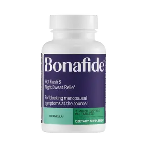 Bonafide Thermella. Fast-acting hot flash and night sweats relief. — 1-Month Supply (60 Tablets)