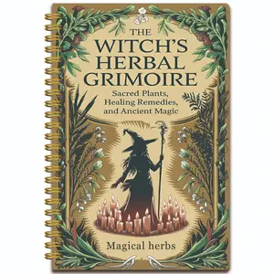 "The Magical Herbal Handbook" Contains plant illustrations, medicinal properties, and herbal magic uses, as well as plant correspondences; it is an essential guide for herbal enthusiasts, healers, and practitioners of natural therapy.