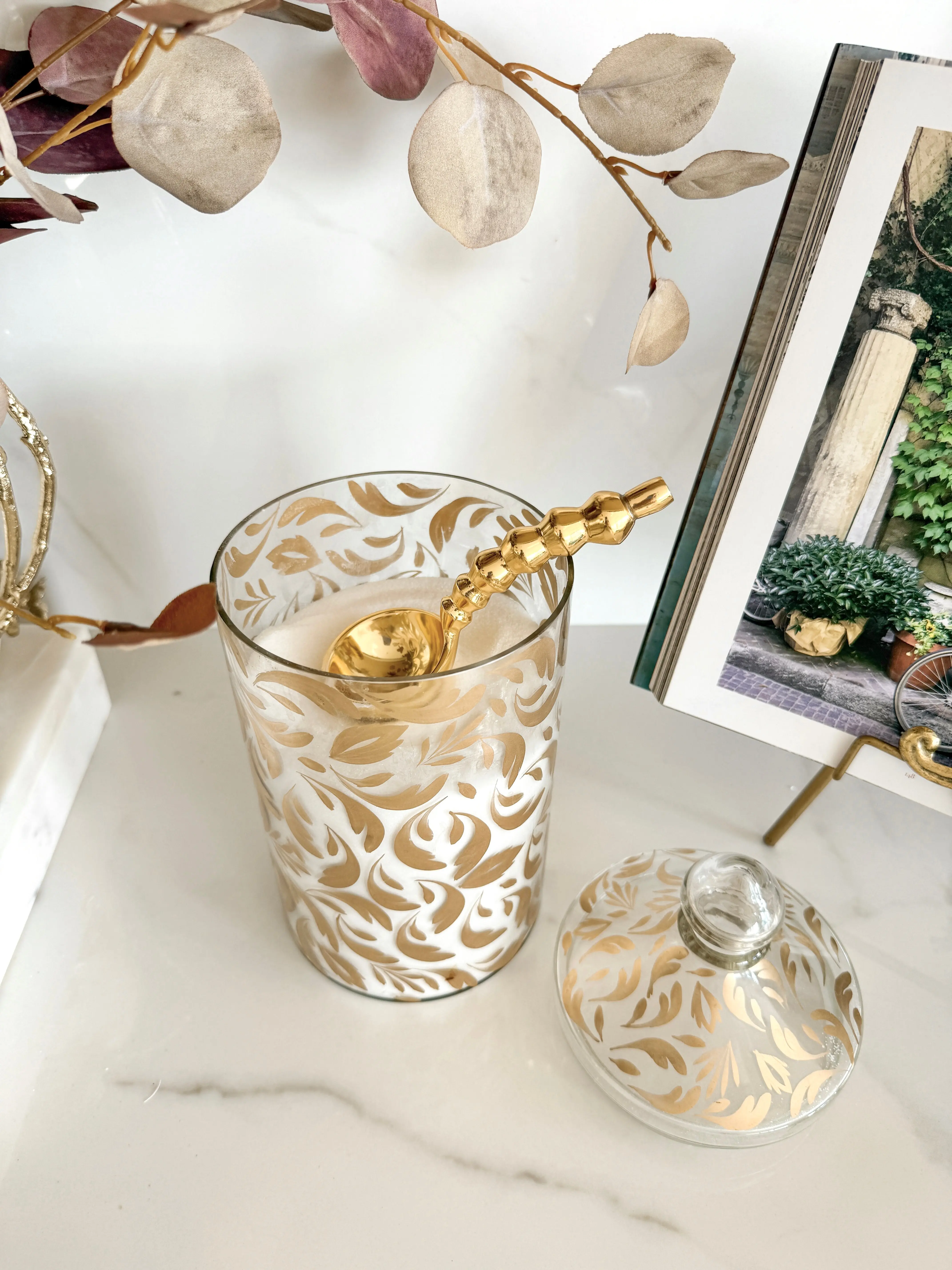 Gold Beaded Spoon