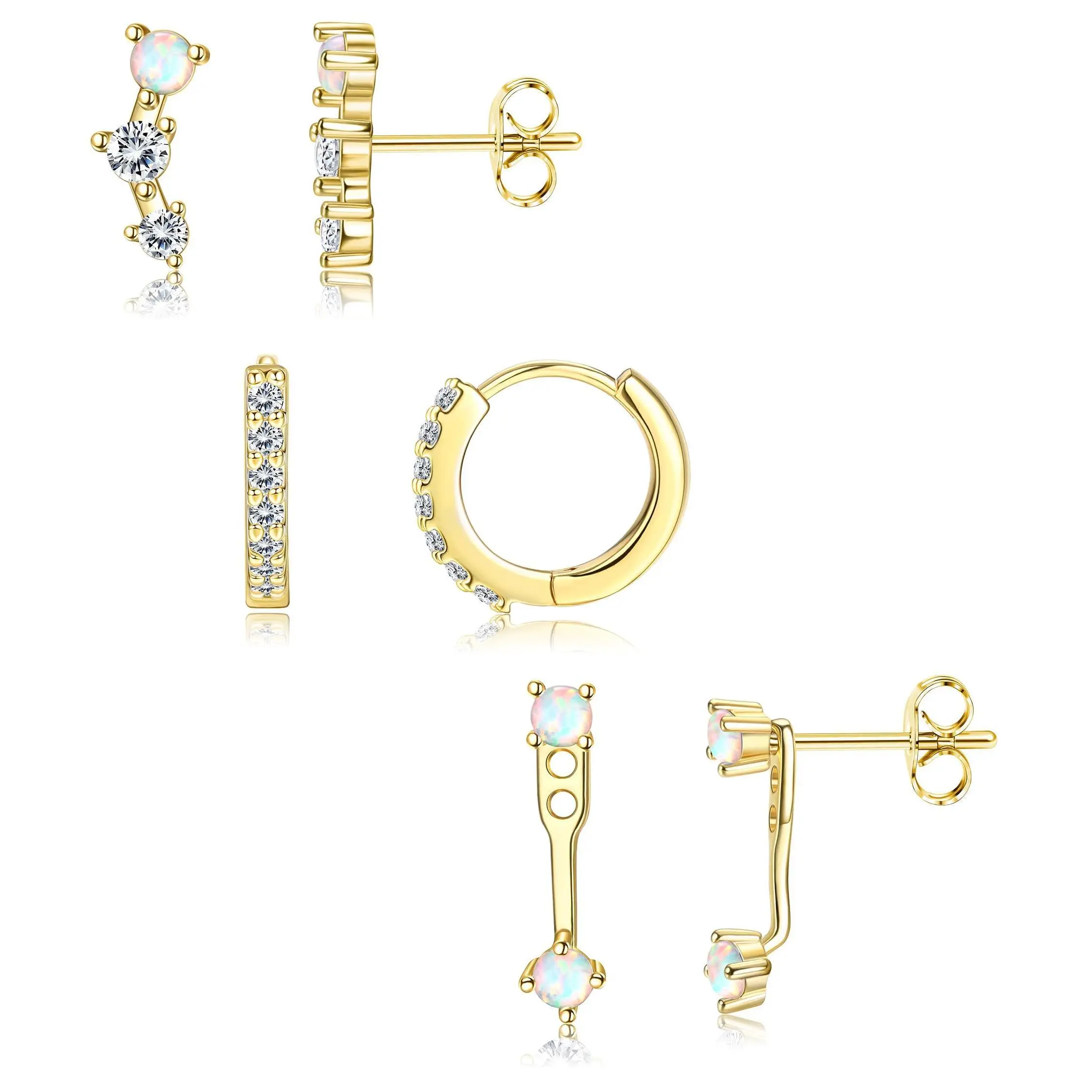 14K Gold Plated,stone