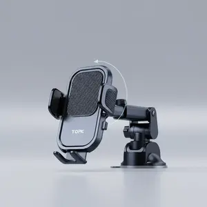 Flexible Car Dashboard Phone Holder, Universal 360 Degree Adjustment Cell Phone Car Mount, Stable One Hand Operation Phone Rack