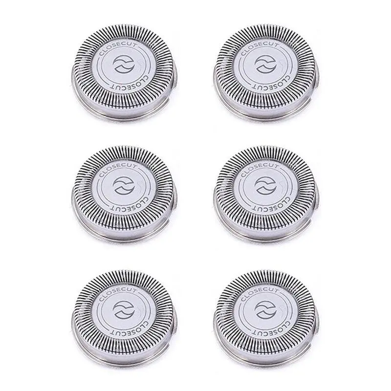 6Pack SH30 Replacement Heads for Shaver Series 3000, 2000, 1000 and S738, with Blades