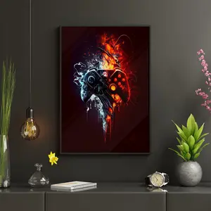 Dopamine Decor 2025-Gaming Console Poster Video Game Room Décor Wall Art for Boys Bedroom Playroom-Unframed Canvas Poster Gifts Decoration Colorful Ornaments Artistic Photo