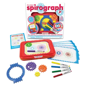 Spirograph Jr. — Jumbo Sized Gears Classic Retro Toy For Spiral Drawing Art Design Toy Kit for Smaller Hands — For Kids Ages 3 and Up