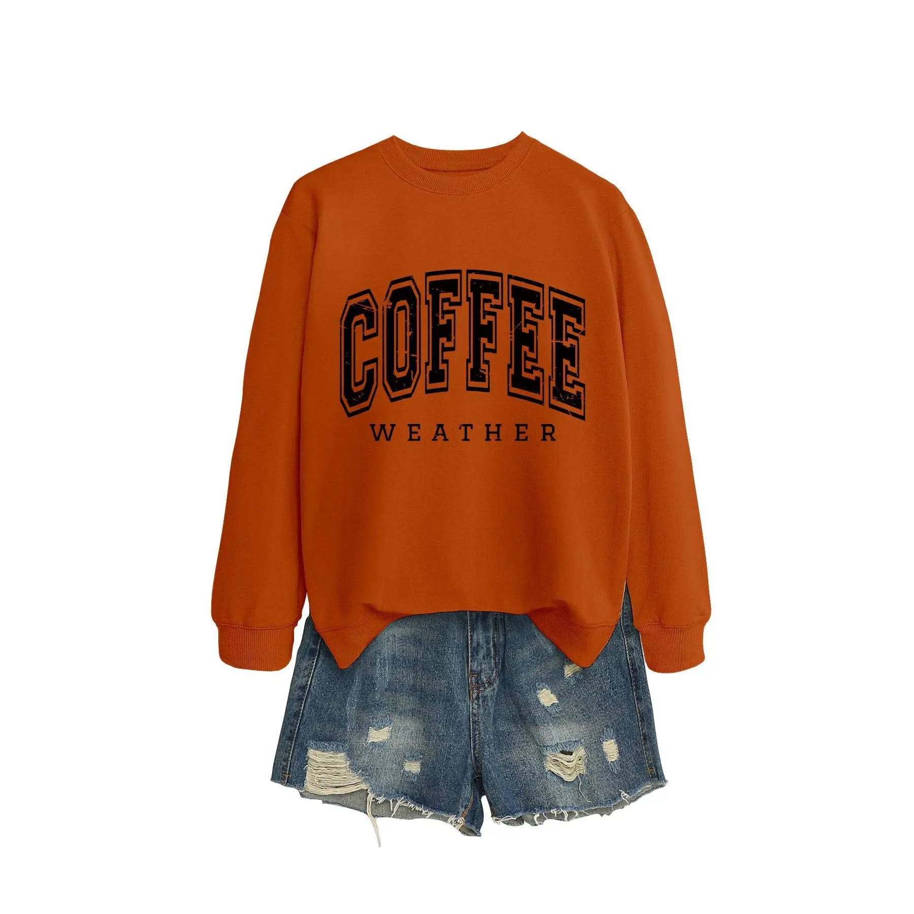 Jiaoorange sweatshirt (black color pictu