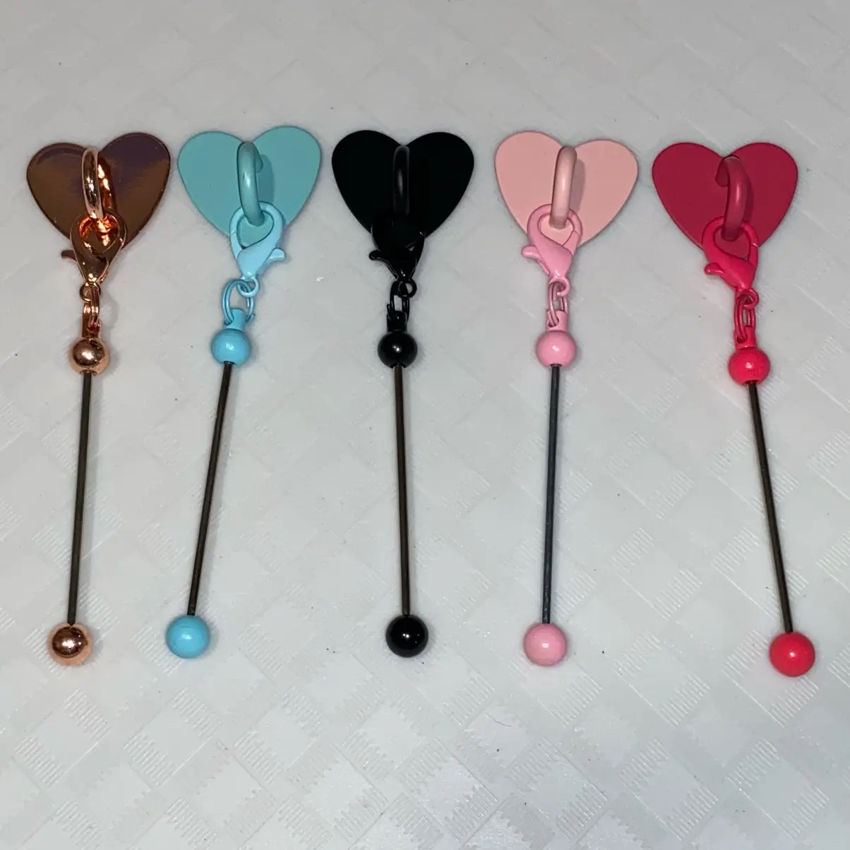 Beadable Adhesive Cup Charm Random Color 1Pc