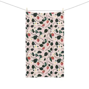 Strawberry Kitchen Towel, Trump Kitchen Towel, Anti Trump Towel, sassy kitchen towels, Spring Home Accessory, Liberal Gift, FDT Towel, strawberry towel, Tea Towels