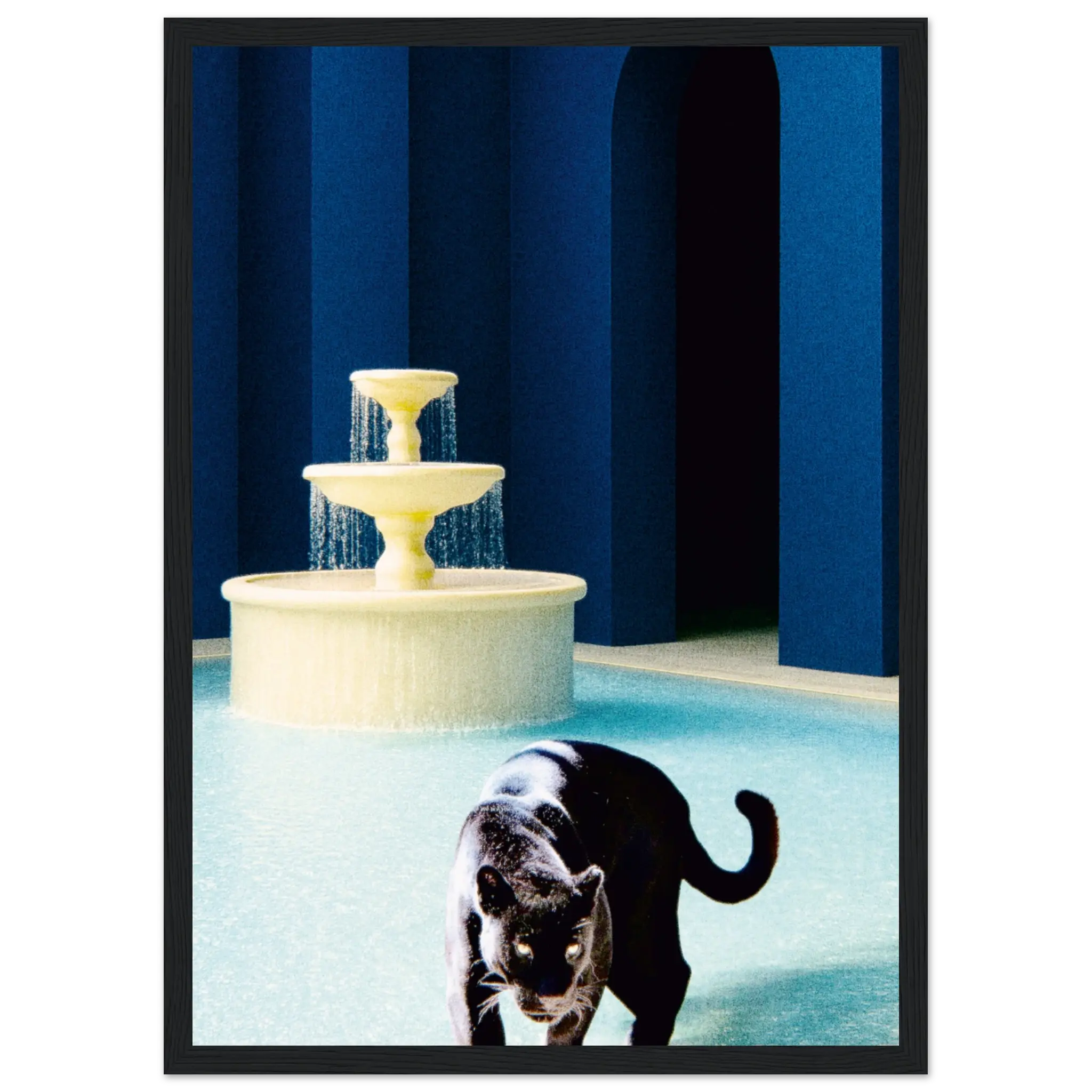 CRASHPAD - Black Panther Poster Print - Premium Matte Paper Artistic Wall Decor - Available Framed or Unframed - A3/A2/A1/A0 Sizes - FSC Certified Sustainable Paper - Smooth Non Reflective Finish