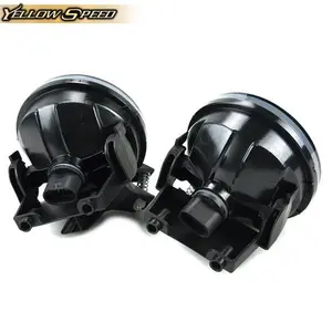 Fit For 01-04 Dodge Dakota/Durango Bumper Driving Fog Light Lamp Smoke Lens 2pcs