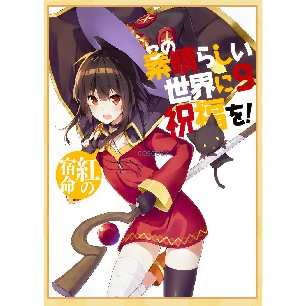 Anime Megumin Cosplay Costume Women Mage Dress Cloak Outfits Megumin Cos Wig Halloween Cos Costumes Stockings and Blindfold