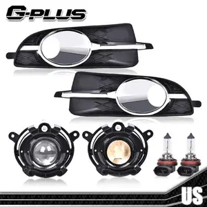 Fit For 2010-2013 Buick LaCrosse Bumper Fog Lights Driving Lamps w/ Bulbs+Bezel