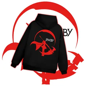 RWBY Ruby Rose Anime Hoodie Sweatshirt T-Shirt, Anime Shirt Cotton Menswear