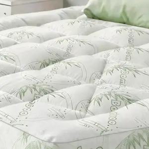 Mattress Topper  Size with Deep Pocket 1700 GSM Fill Cooling Shredded Memory  Mattress Pad Rayon Derived from , Ideal for Side Sleepers,  , Hot Sleepers