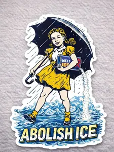 (Set of 2,3,5 pcs) Melt Ice Sticker, Stay Salty Vinyl Sticker, Democrat Sticker, Laptop Water Bottle Decal