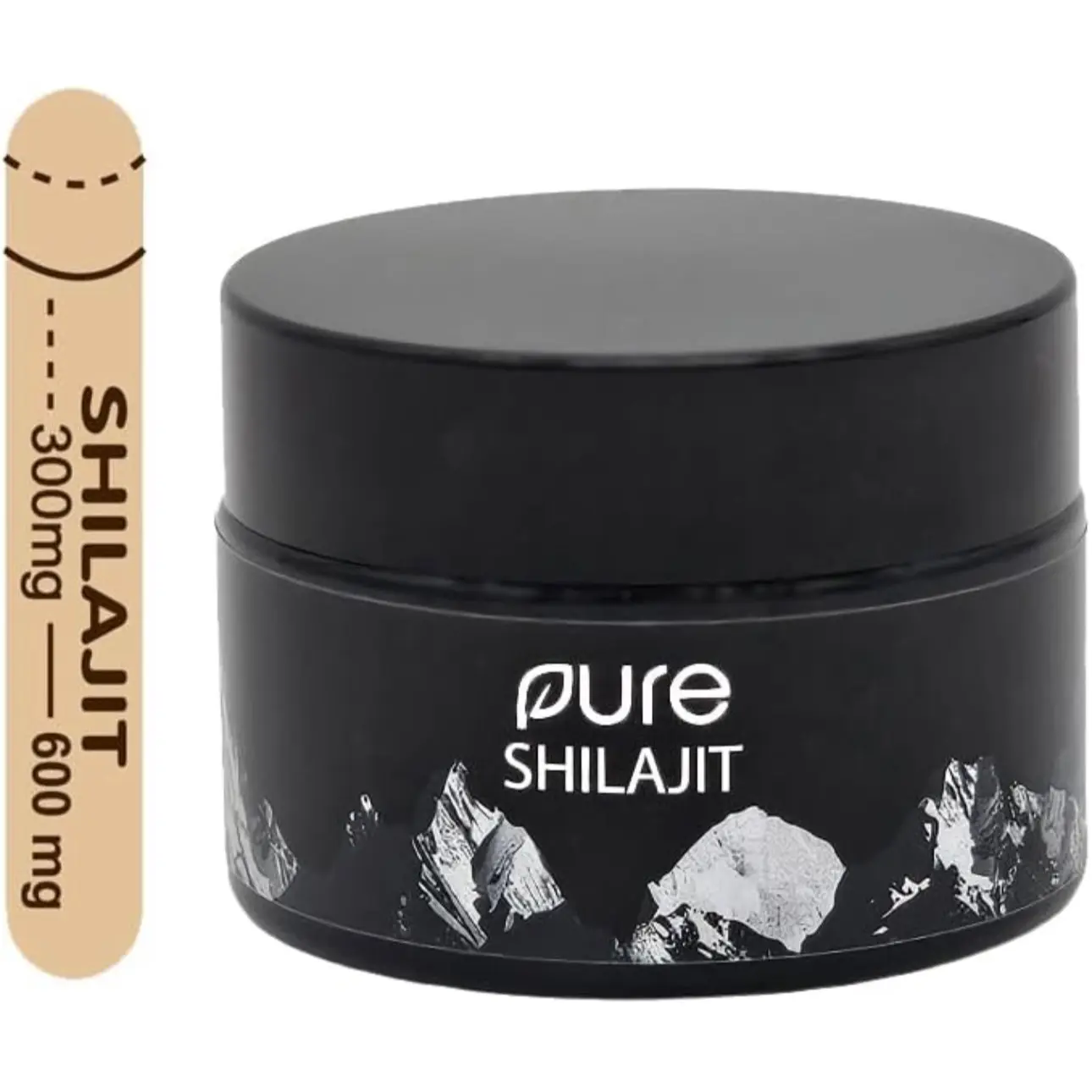 Shilajit Pure Himalayan Organic Shilajit Resin 30 Grams - Natural Lab Certified Shilajit Resin Extract, Rich in Fulvic Acid and 84+ Trace Minerals, Maximum Strength & Potency