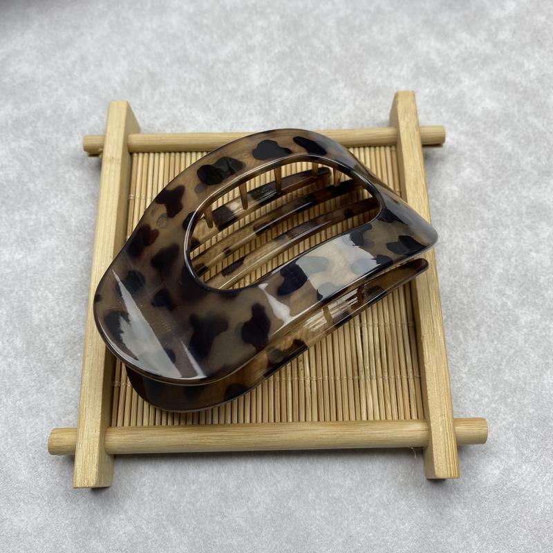 Trendy Hair Accessories – 6-Pack Flat No-Crease Hair Clips, Matte Acrylic Barrettes for Women & Girls, Strong Hold for Any Occasion