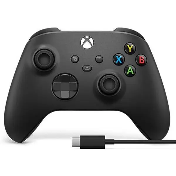 XBOX Accessory:  Wireless Controller - Microsoft - Carbon Black with USBC and Cable  [GAMES ACCESSORIES] Xbox Series X, Grip, Headset