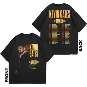 Kevin Gatess Shirt, K Gates Merch, Gates The Amilio Tour Shirt, Kevin Gates Castro Shirt For Fan, Kevin Gates Merch, Graphic Tshirt, Unisex Y2K Clothing, Trending Shirt