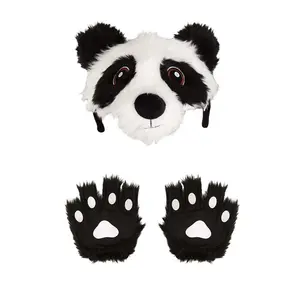 Panda Plush Headband & Paws Kit