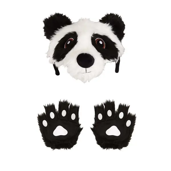 Panda Plush Headband & Paws Kit