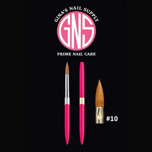 GNS Acrylic Brush #10 - 100% Kolinsky for Perfect Nails