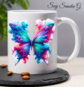Smoke Butterfly #2 - UVDTF Decal for cups/hard surfaces sticker