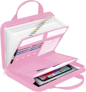 13 Pockets Accordion Fireproof Document Organizer with Handle,Fireproof Documents Bag,Portable Fireproof Safe File Folder, Home Safe Storage