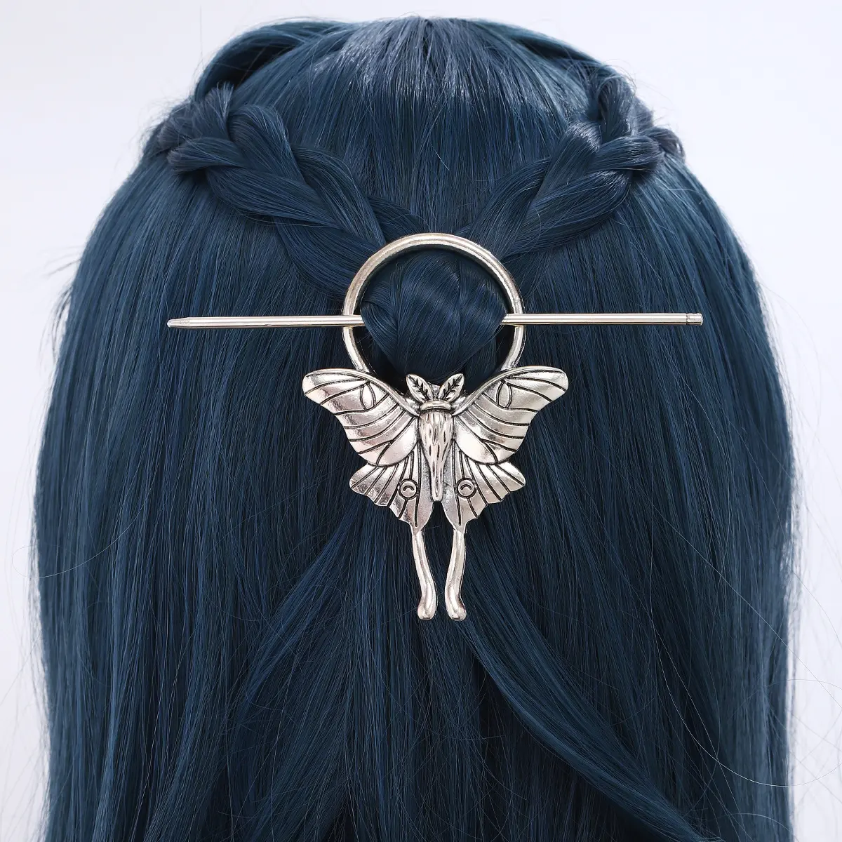 Retro Alloy Hairpin with Celtic Knot, Norwegian Style Hair Slide for Women, Party Hair Accessories Ornament, Others, Vintage, Alloy Metal, Female Wear, Party Use