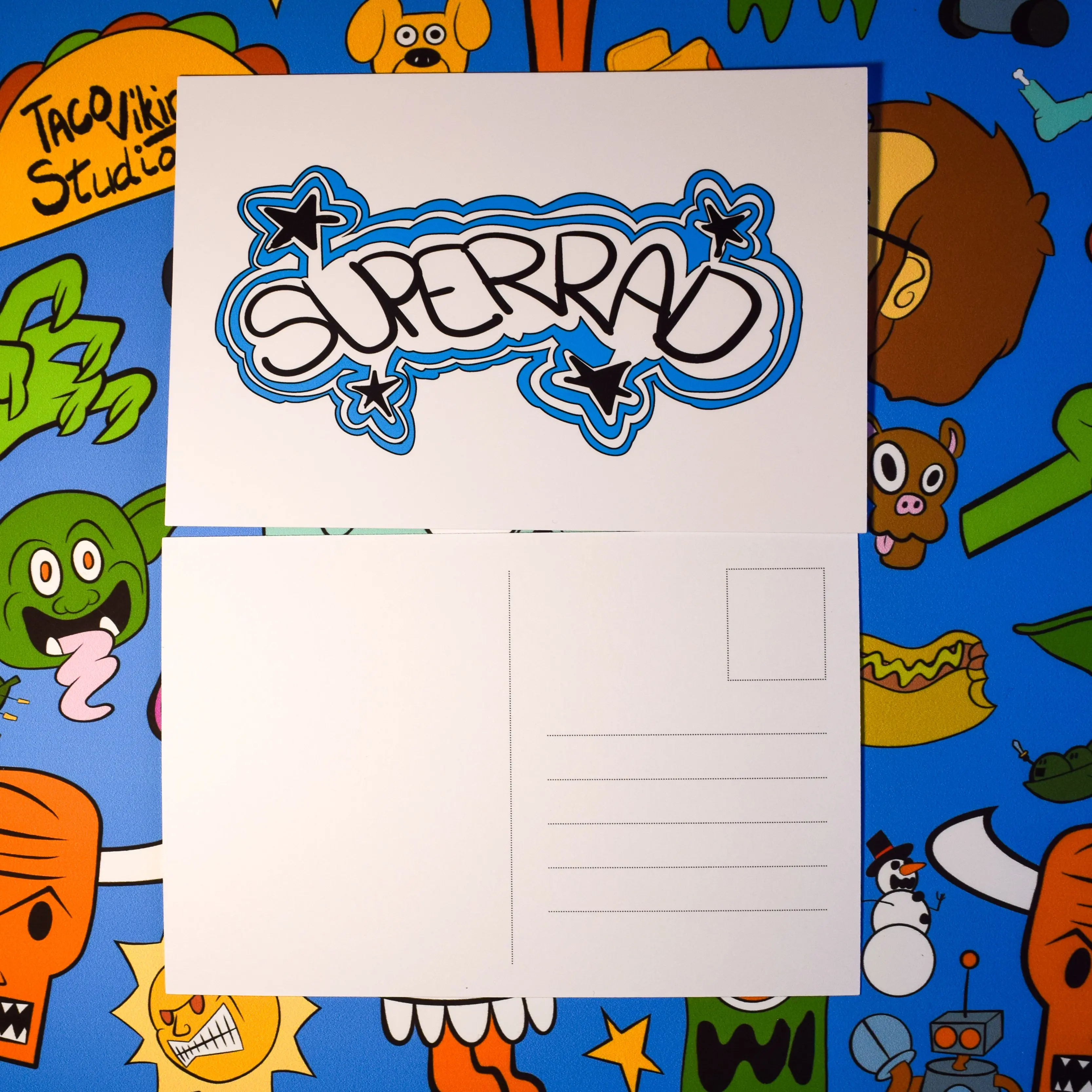 "SuperRad" Post Card