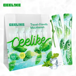 CEELIKE Travel-Friendly Mouthwash (Ice Burst Mint Flavor) | Powerful Antibacterial, Long-Lasting Freshness, Natural Formula, Convenient for Travel
