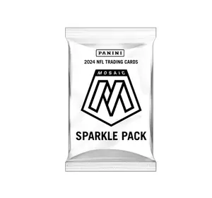 Panini 2024 NFL Mosaic Sparkle Pack - 3 Cards Per Pack Trading Cards Collectible Sports Memorabilia Full of Studs