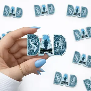 DAD Embroidered Mens Patch