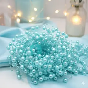 DIY Pearl Bead Kit for Bridal Hair Accessories, Floral Pearl Garland Chain, Craft Your Own Wedding Decor, Party DIY Jewelry Making Set, Creative Bride Hairpiece, Beading Supplies for Handmade Bridal Party Decorations