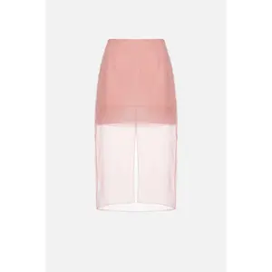 Organza Pencil Skirt