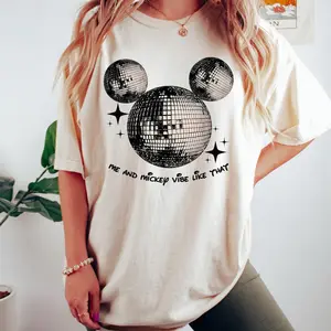 Me and Mouse Vibe Like That T-Shirt, DisneyWorld Eras Tour T-shirt, Vintage Mouse Disco Ball Shirt, Magic Disco Ball Eras Shirt