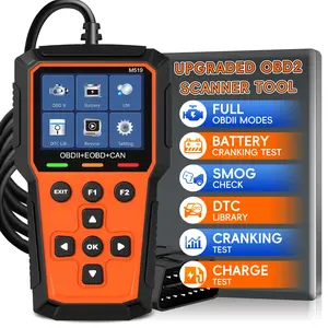 Professional Obd2 Scanner Diagnostic Tool, Enhanced Car Engine Code Reader, Multi-Function Fault Code Eliminator, Real-Time Data, Car Battery Tester, for Vehicles Post 1996, Digital Automotive Tester