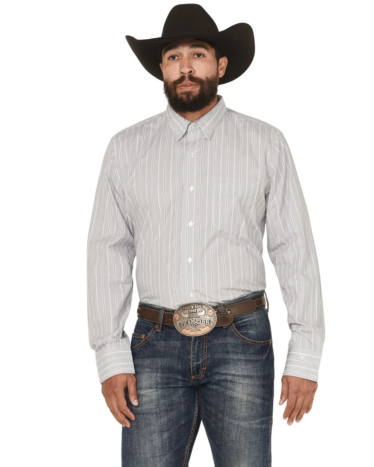 Wrangler Men's X Cody Johnson Striped Long Sleeve Button-Down Western Shirt Tall - 112369538-Tll