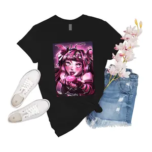 T-Shirt Unisex Draculaura Monster High Eat Your Heart Out Draculaura Shirts Big Unisex Gift For Men Sleeve Friend Tee