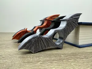 Dragon Book Page Holder (Set of 2) - Unique Fantasy Bookmark Thumb Relief Accessory for Reading - Customizable Bookish Gift for Book Lover