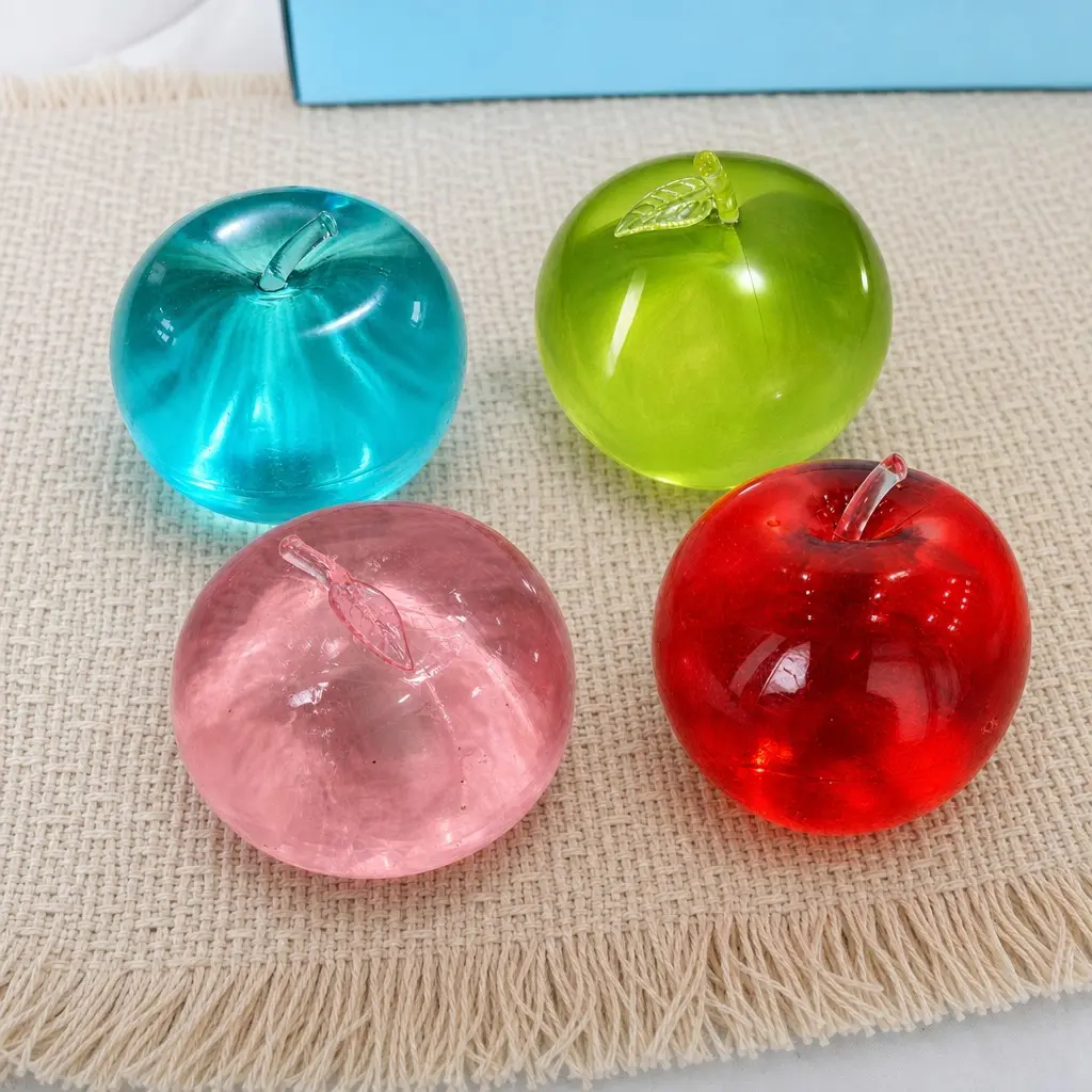 Apple Squishy Toys, Soft Squeeze Stress Relief Set, Super Slow Rising Mochi Fidget, Calming Anxiety Toy, Birthday Party Gift for Kids