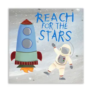 Courtside Market Future Space Explorer IV 16x16Canvas