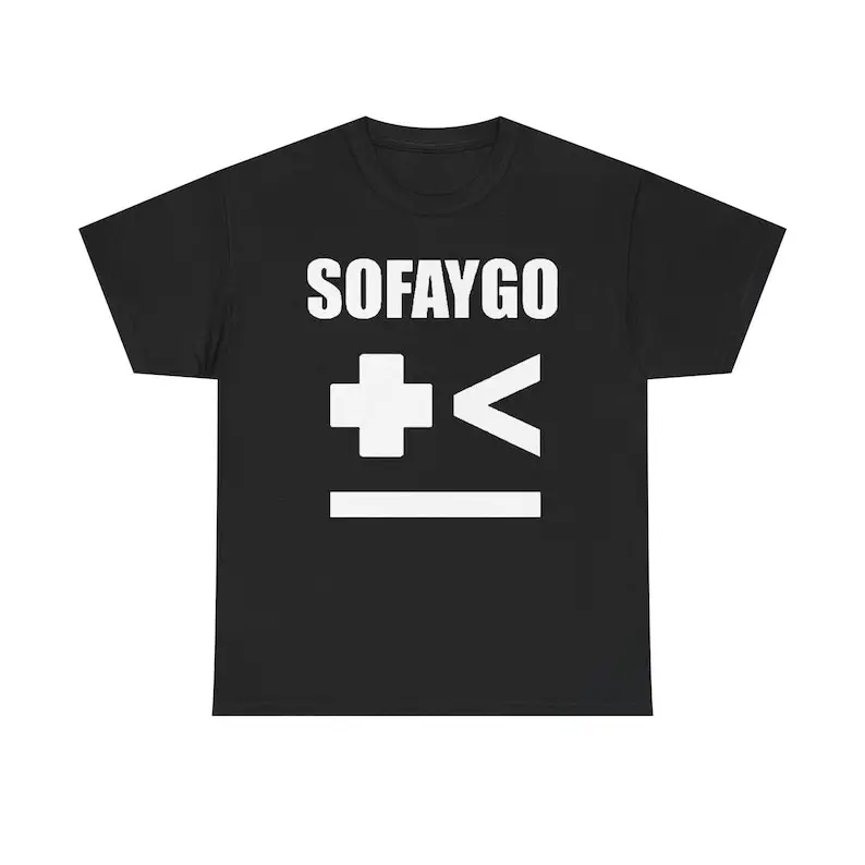 Retro SoFaygo Logo Streetwear Graphic T-Shirt, Unisex Heavy Cotton Tee