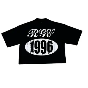 Vintage 1996 Retro Graphic Crop Top – Old School Vibes