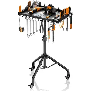 Rolling Tool Cart with Wheels, Work Bench for with Tray Mechanic Tool Organizer Rolling Tray Tool Cart