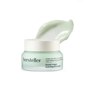Hersteller Wonder Veggie Hydrating Gel Cream 50ml, 1.7 Fl Oz Superfood Kale Leaf Extract Deep Hydrating Moisturizing Vegan Facial Skin Korean Skincare