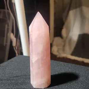Rose Quartz Tower Home Ornament