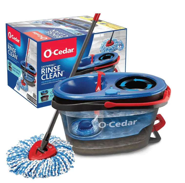 O-Cedar Clean Water Spin Mop Set - Sanitize Your Floors with Ease